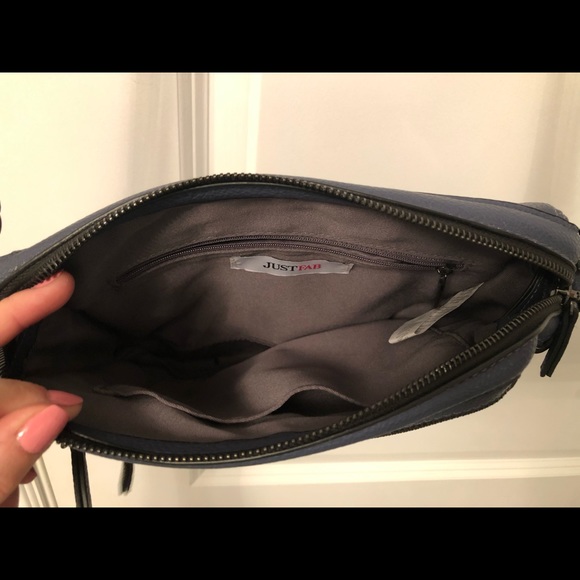 Navy Blue Shoulder/Crossbody Casual Purse - Picture 3 of 5